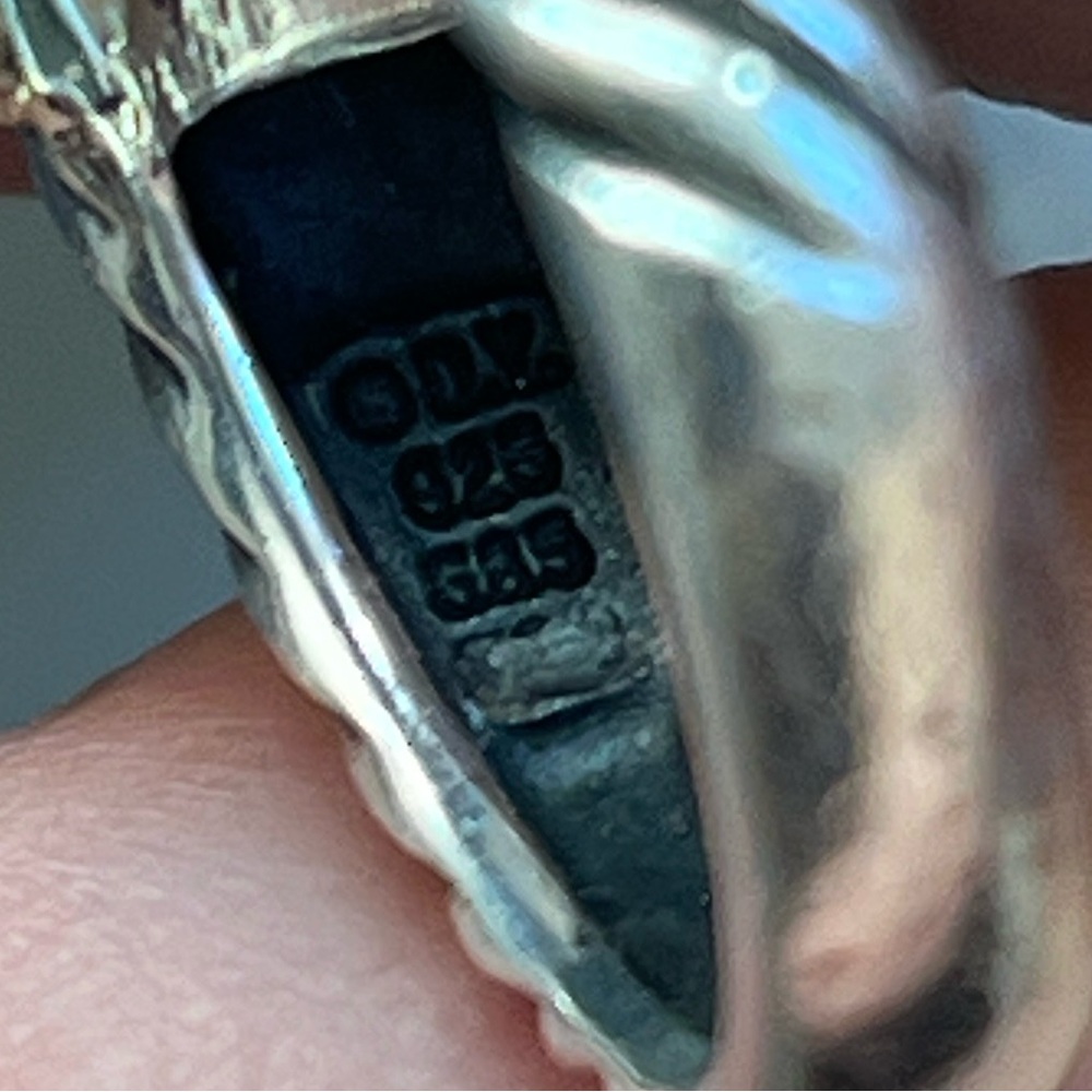 David Yurman Sapphire Cable Dome Ring - Picture 2 of 12